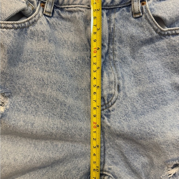 PacSun Blue Straight Leg Vintage Distressed Jeans - Picture 7 of 7